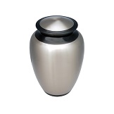 brush pewter urn for a pet from my companion pet cremation Ireland - mycompanion.ie